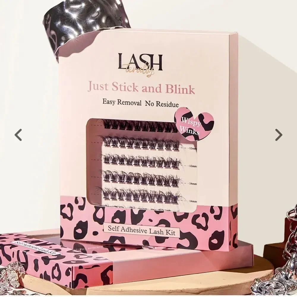 Lashterally Natural Wispy Effortless Beauty Self-Adhesive Lash Kit